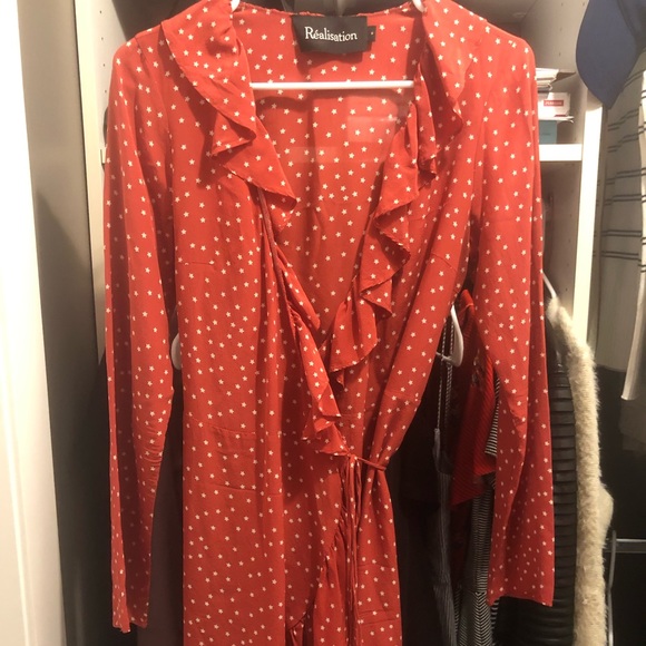 Realisation Par The Alexandra Red Star Dress - Picture 3 of 6